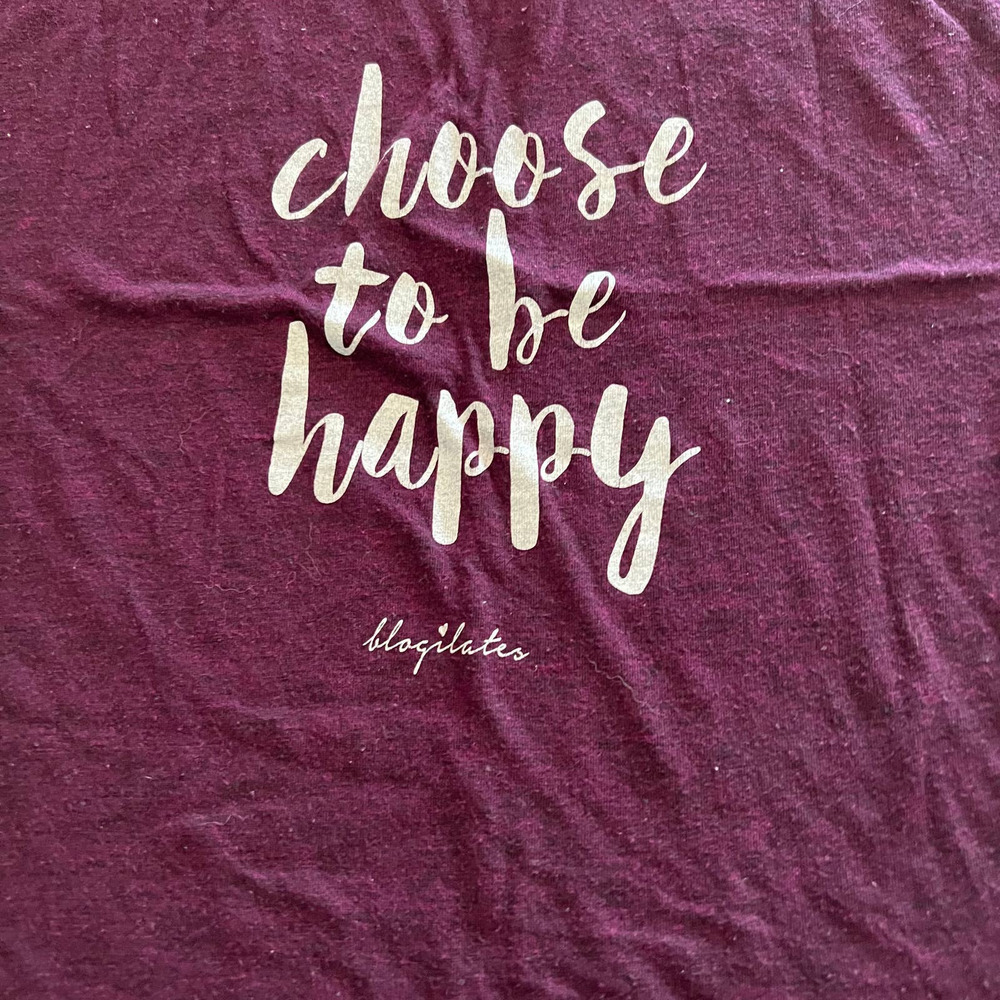 5/ $25 CHOOSE to be happy Blogilates Bella Tank top S - Picture 6 of 6